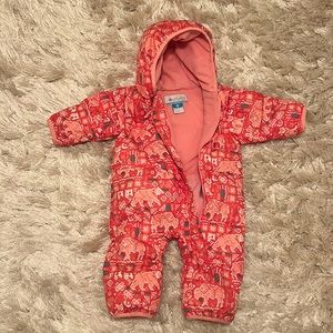 Columbia Pink Bunting 3-6 mo